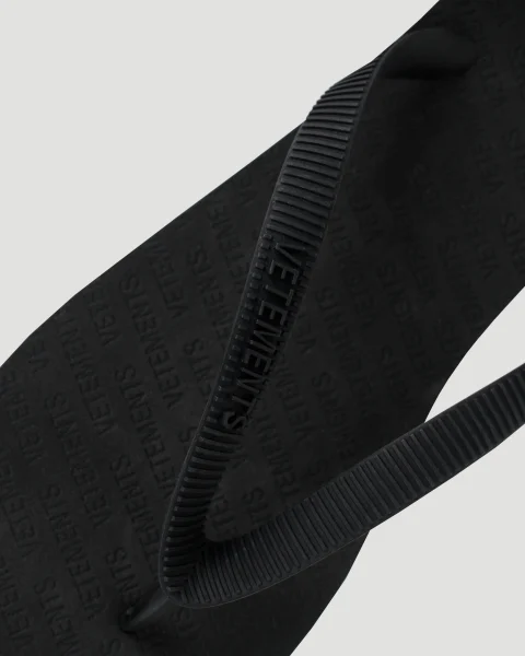 Logo Flip Flops in Black — снимка 4