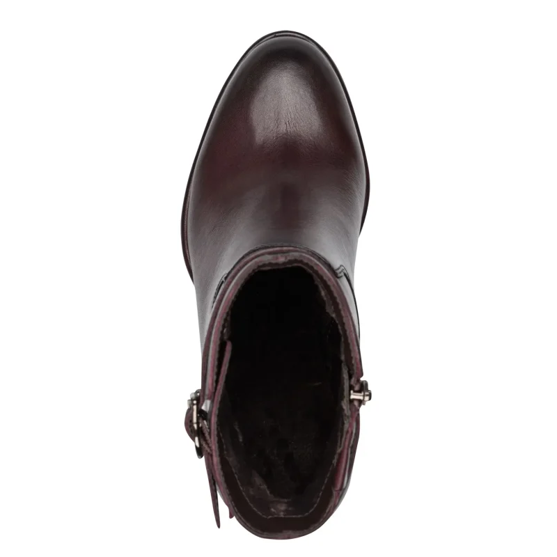 Дамски Боти На Ток TAMARIS – 1-25390-47-537 MERLOT — снимка 5
