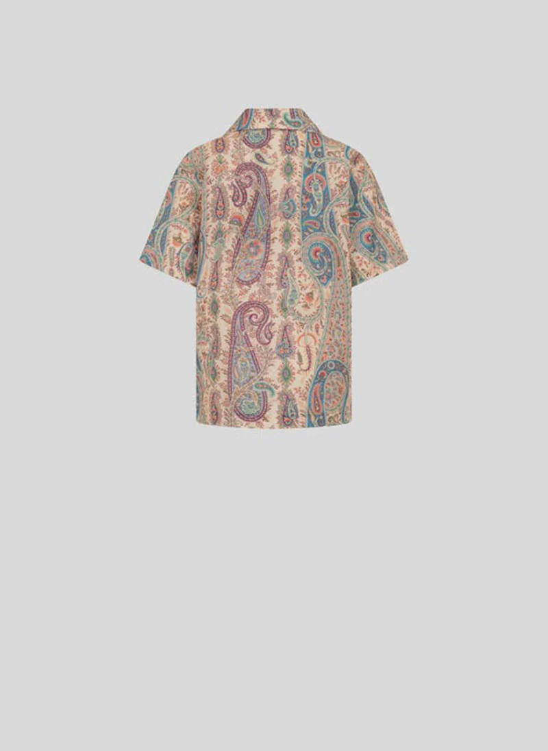 Риза с принт 'Paisley' Etro Kids — снимка 2