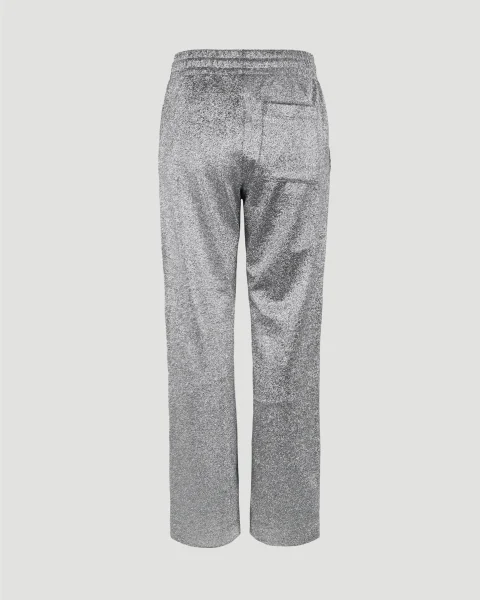 Sweatpants in Silver Lurex — снимка 2