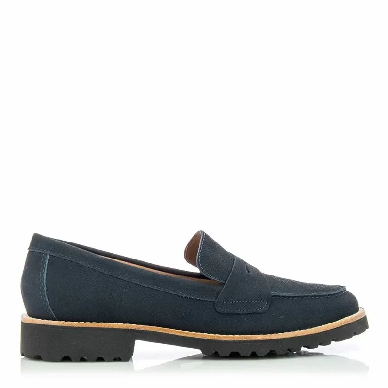 Дамски Лоуфър WIRTH – 14352 KAMIK NUBUCK BLUE COMB 104