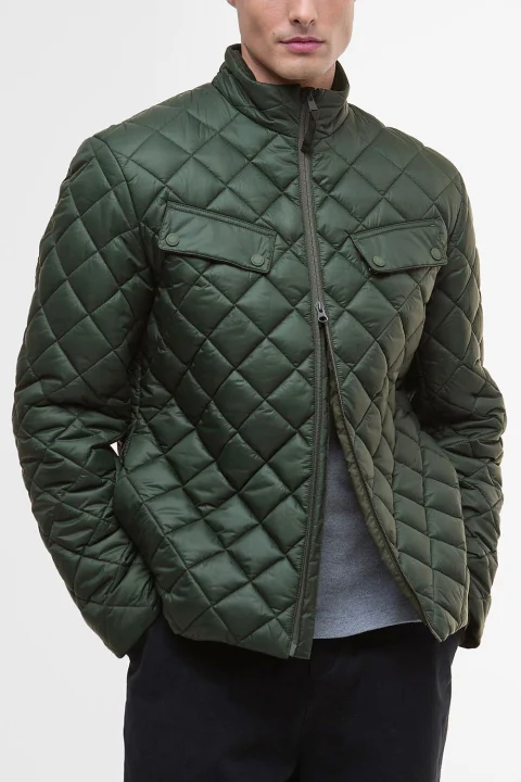 Яке Ariel Box Quilted MQU1824 sg71 sage — снимка 2