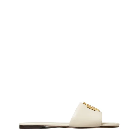 Дамски бежови чехли Eleanor TORY BURCH — снимка 1