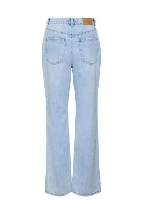 Jean Vmkithy Hr Loose Straight Jeans Li379 10263983 bs000053 light blue denim — снимка 2