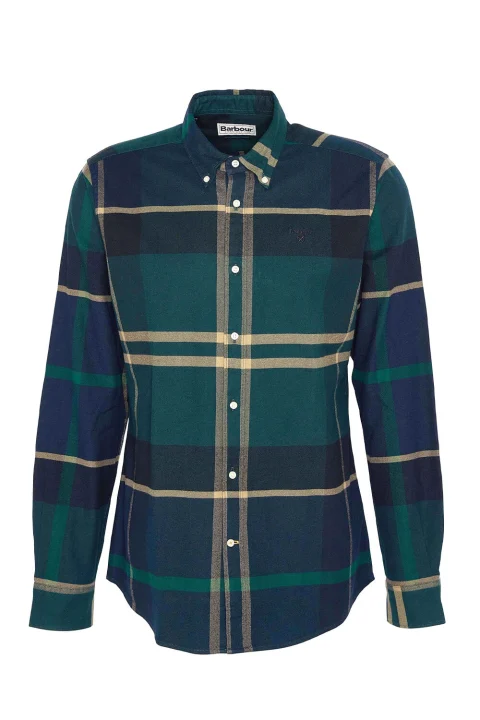 Риза Iceloch Tailored Tartan MSH4994 tn23 green loch