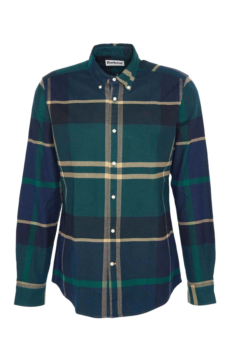 Риза Iceloch Tailored Tartan MSH4994 tn23 green loch