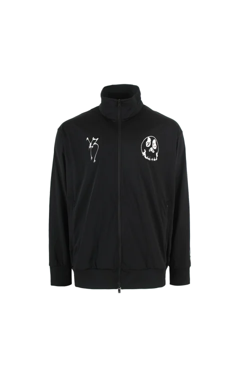 Chito Graphic Track Top in Black