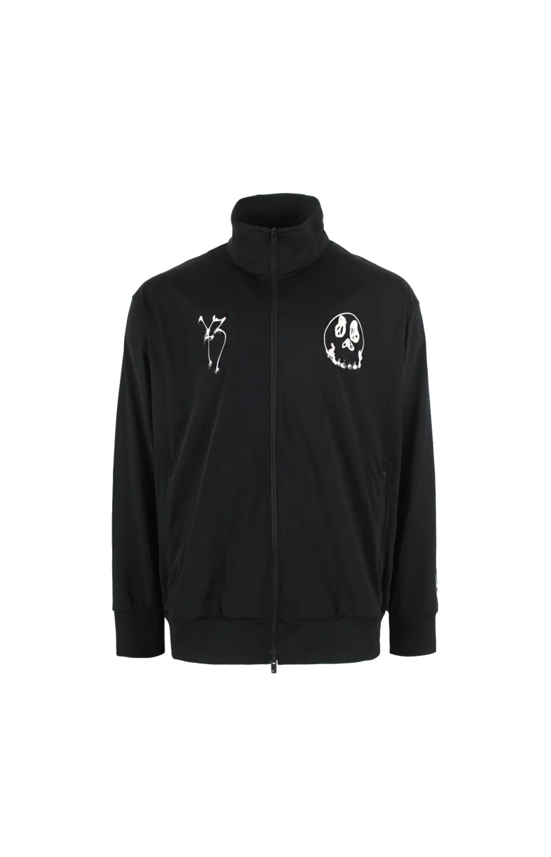 Chito Graphic Track Top in Black