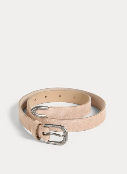 Колан от велур Brunello Cucinelli Kids M — снимка 2