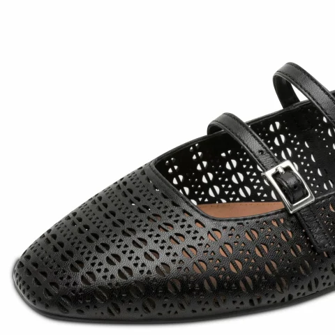 Балерини TAMARIS – 1-22132-46-006 BLACK STRUCT. — снимка 4