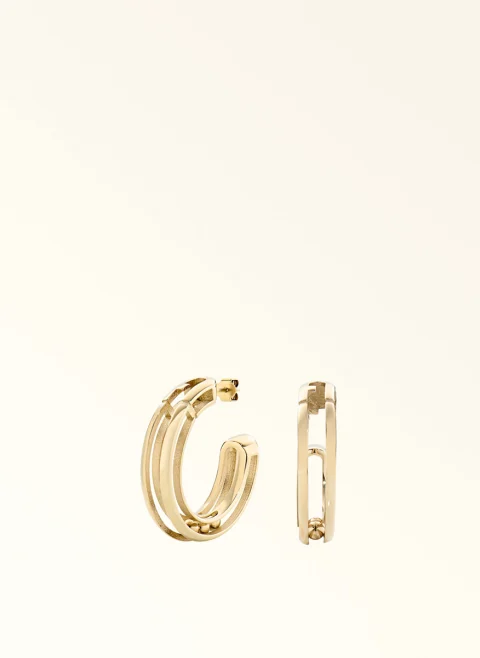 Обеци Furla Arco- Pillola Oro — снимка 4