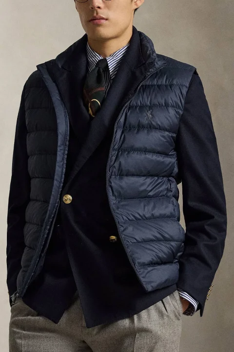 Яке Matte Perpetual-Vest 710B20425002 410 navy — снимка 2