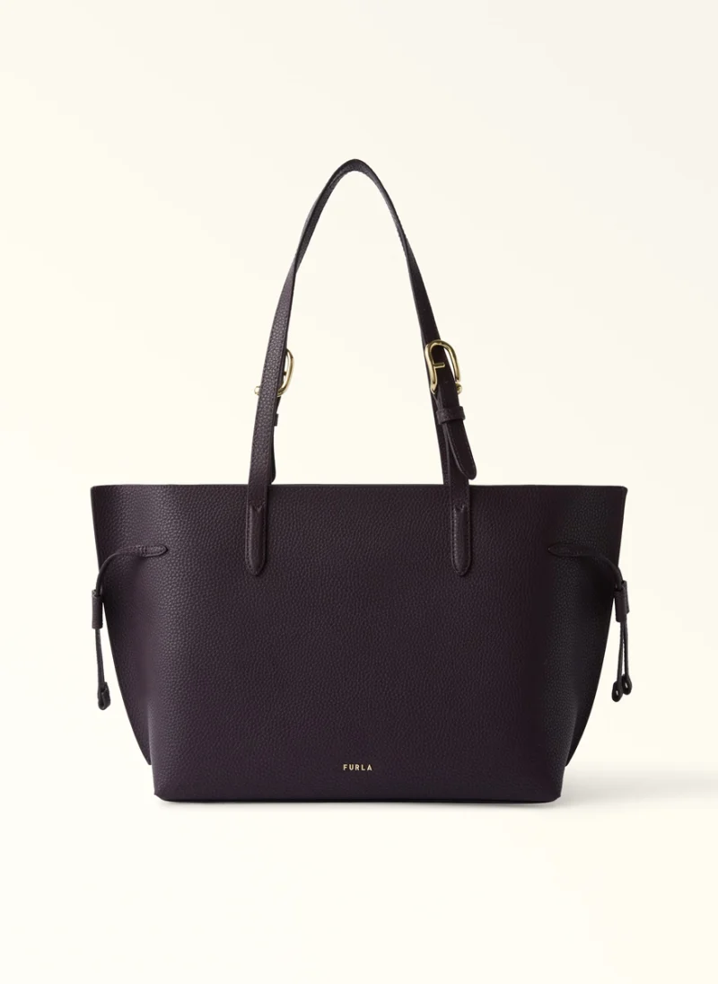 Кожена 'Tote' чанта Furla Ava Winter Bloom Cotone