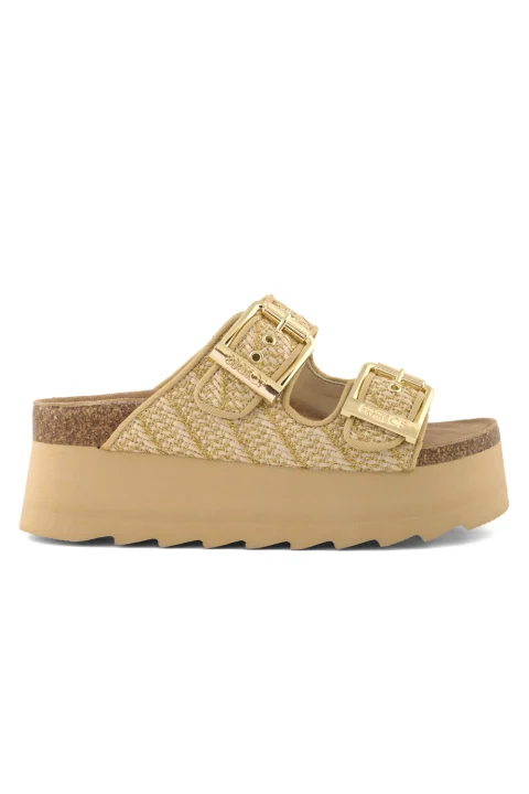 Сандали Platform Metal Raffia COC.HC.BES600 gol