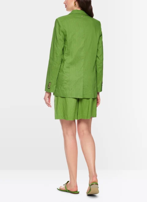 Сако с лен Marc Cain Collections — снимка 3