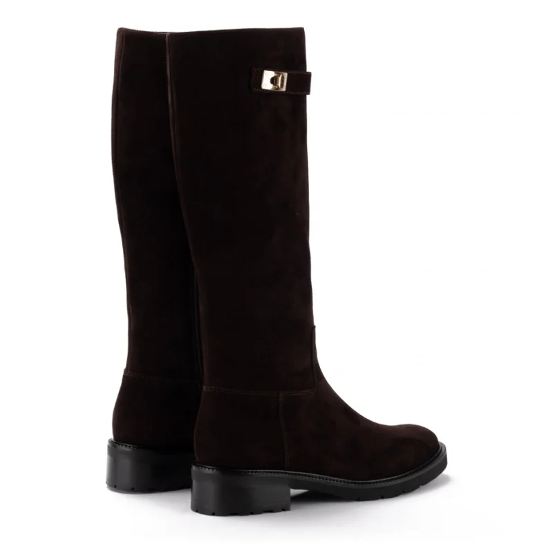 Дамски кафяви ботуши Luca Grossi — снимка 8