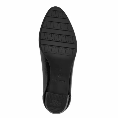 Токчета TAMARIS – 1-22416-43-018 BLACK PATENT — снимка 6