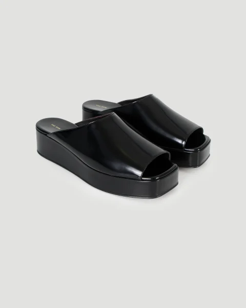 Emi Flatform Sandal in Leather — снимка 2
