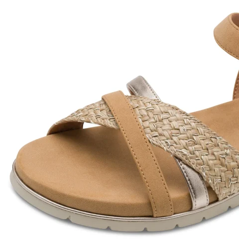 Дамски Равни Сандали TAMARIS – 1-28145-42-313 CAMEL COMB — снимка 4