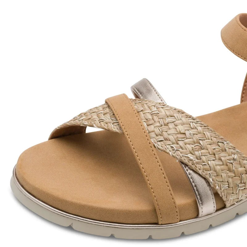 Дамски Равни Сандали TAMARIS – 1-28145-42-313 CAMEL COMB — снимка 4
