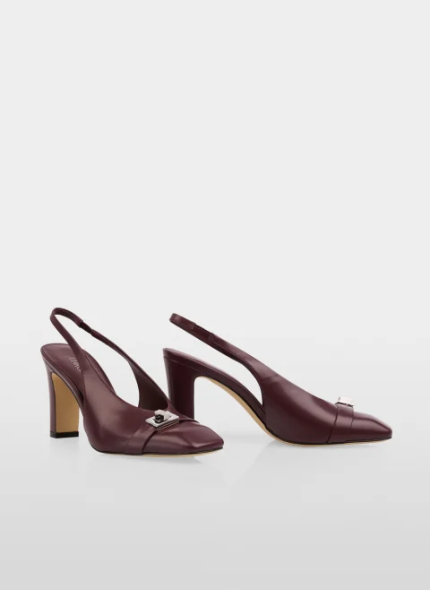 Кожени обувки на ток Marc Cain Collections — снимка 2