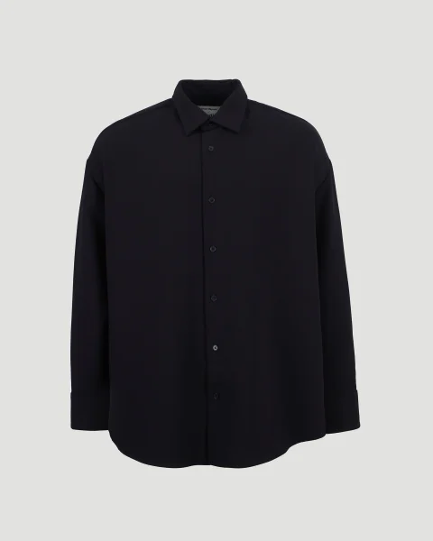 Oversized Shirt in Navy Blue