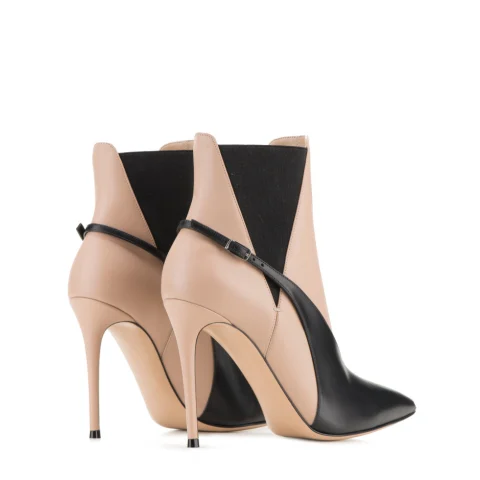 Дамски боти в два цвята Casadei — снимка 7