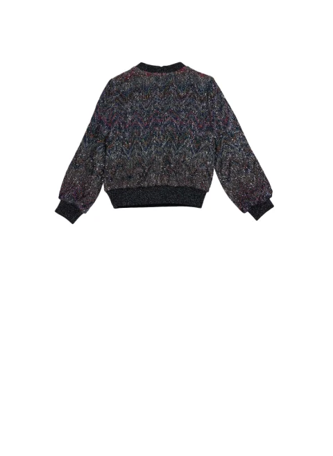 Блуза с пайети Missoni Kids — снимка 3