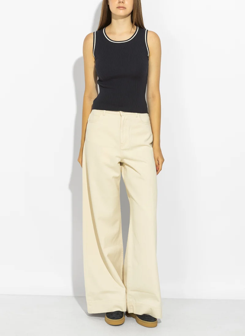Рипсен топ Weekend Max Mara Wkdtaro