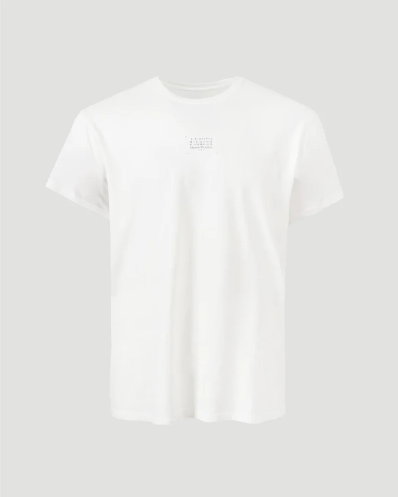 Stamp Logo T-Shirt in Ivory