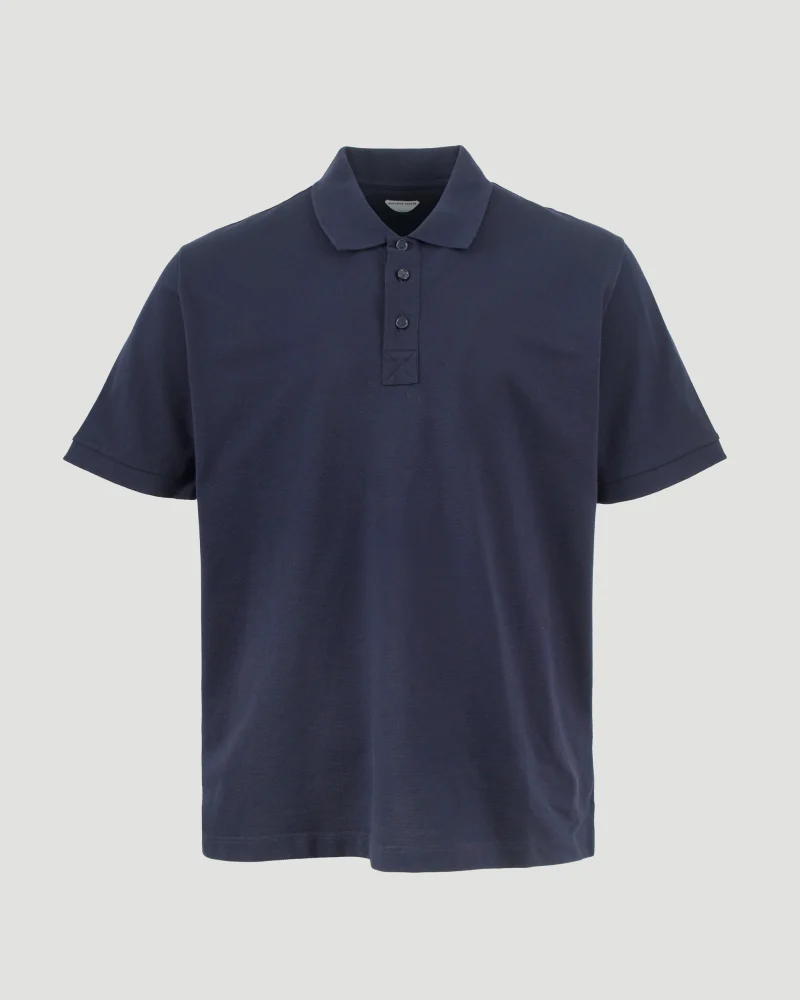 Polo Shirt in Navy Blue