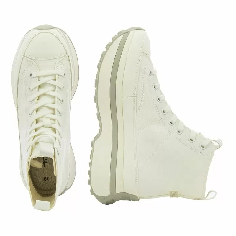 Дамски Гуменки TAMARIS – 1-1-25214-21 WHITE — снимка 4