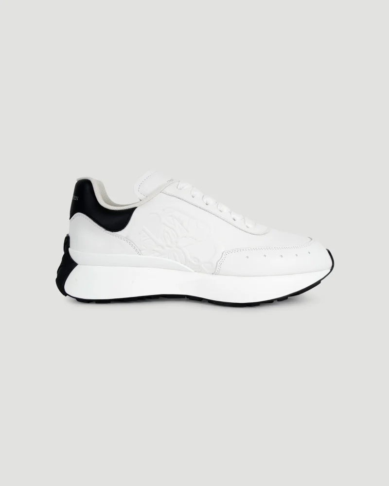 Sprint Runner in White and Black