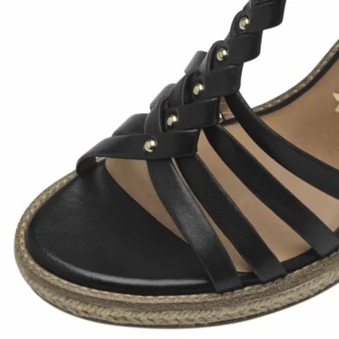 Дамски Сандали На Платформа TAMARIS – 1-28042-42-001 BLACK — снимка 4