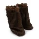 Дамски кафяви ботуши Sub Zero Sella Casadei — снимка 3