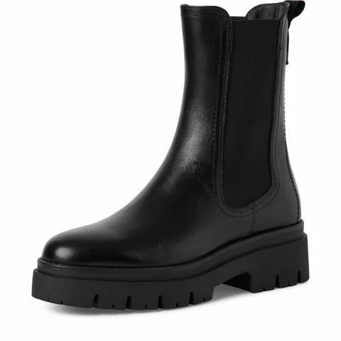 Дамски Равни Боти TAMARIS – 1-25992-41-001 BLACK_1 — снимка 3