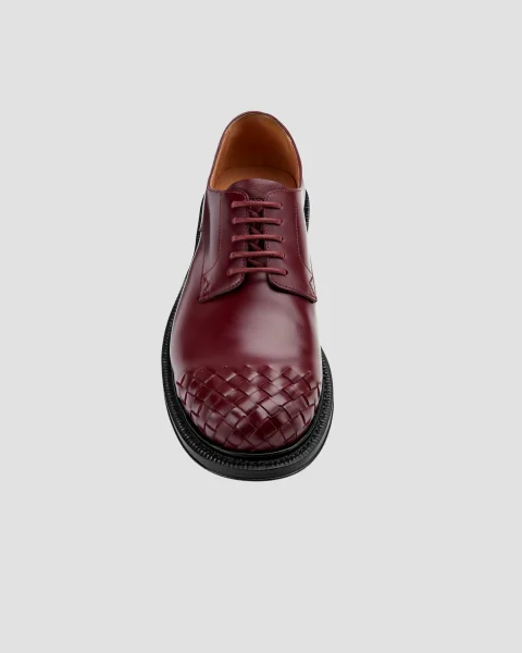 James Lace-Up Shoe in Burgundy — снимка 3