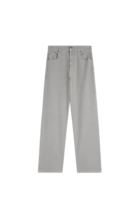Zip Jeans in Ash Grey