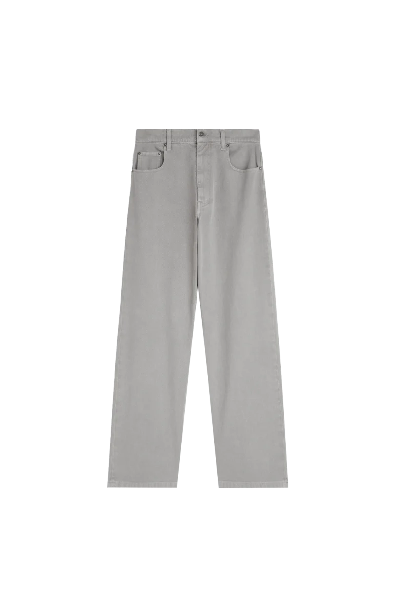 Zip Jeans in Ash Grey