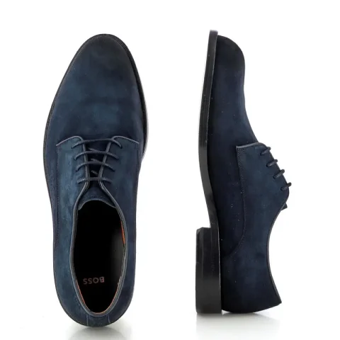 Мъжки Офис Обувки BOSS – 50563099 TAYIL-L DERB SDFS DARK BLUE — снимка 5