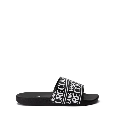 Мъжки черни чехли VERSACE JEANS