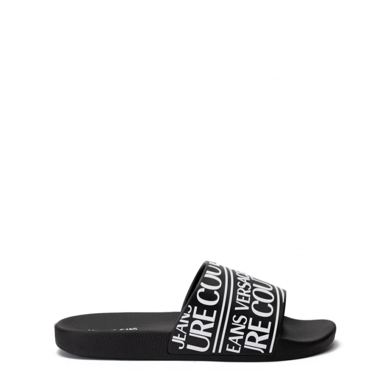 Мъжки черни чехли VERSACE JEANS