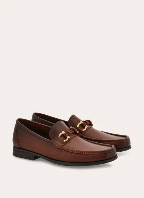 Мокасини `Tramezza` Ferragamo — снимка 2