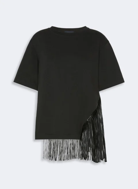 Тишърт с ресни Sportmax Spdsponda