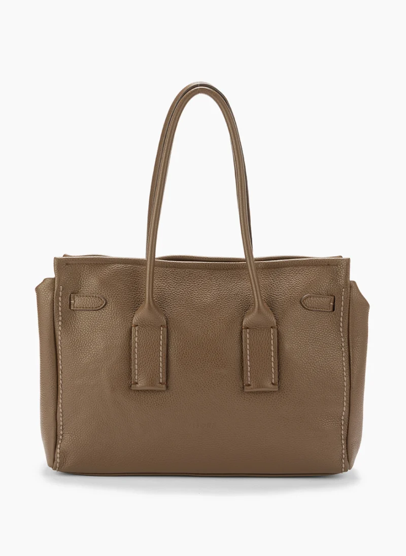 Кожена чанта Visona Cortina — снимка 3