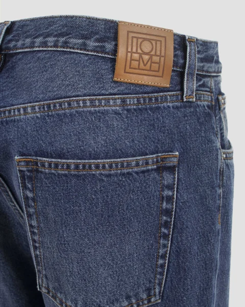 Twisted Seam Denim Washed Blue — снимка 2