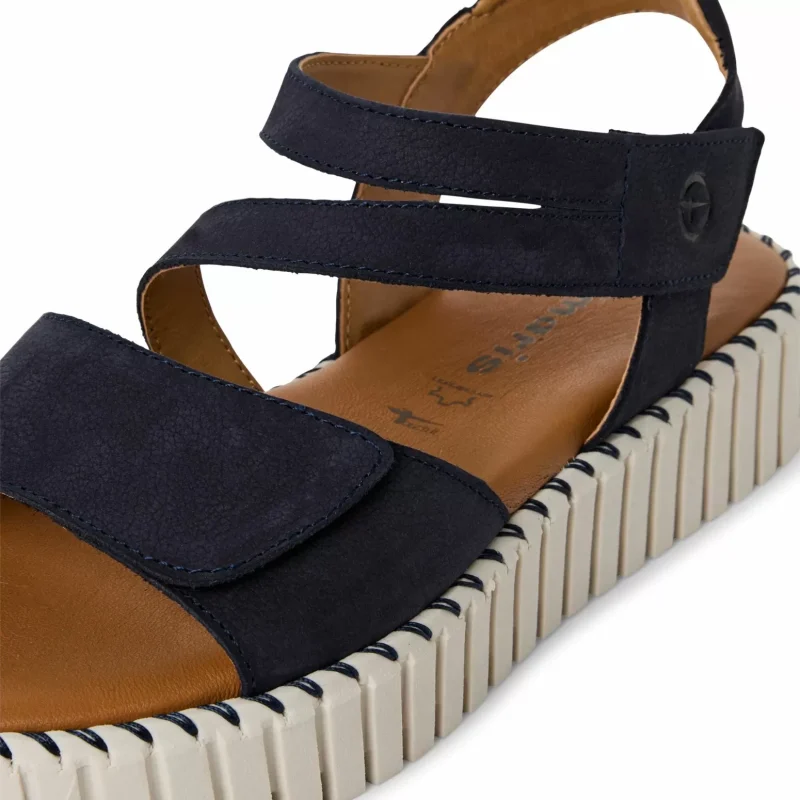 Дамски Равни Сандали TAMARIS – 1-28706-44-805 NAVY — снимка 4