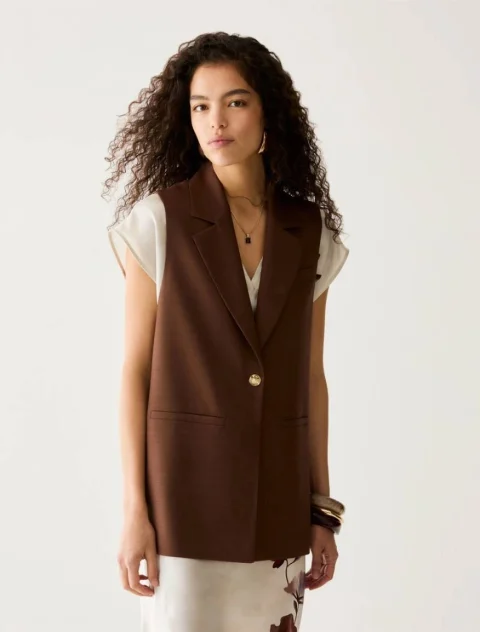 Елек 'Loose cut' PennyBlack Pbpfiesta — снимка 2