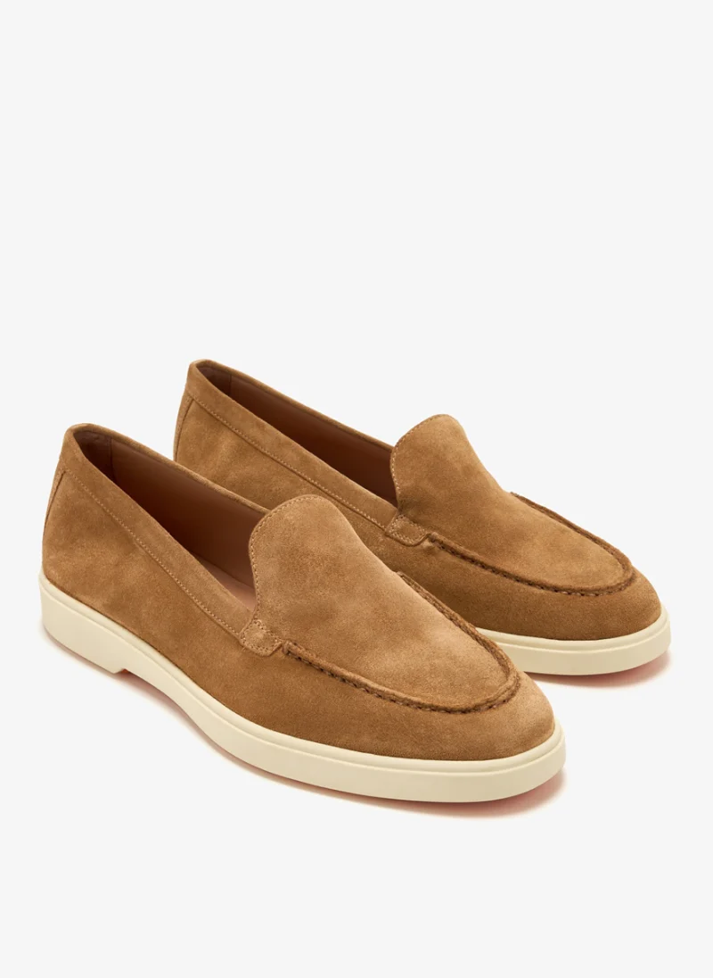 Велурени мокасини Santoni — снимка 3