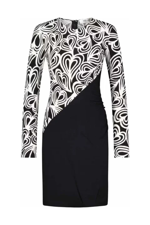 Рокля Malena DVFDL3R024HOGBK heart ocean giant/black